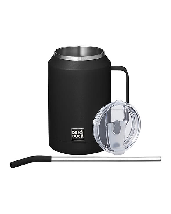 Laser Engraved 32 oz. Dri Duck Maverick Insulated Stainless Steel Mug with Straw