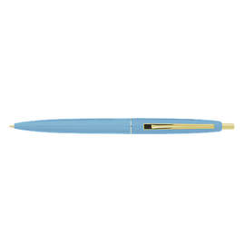 Clic Gold Trim Ballpoint Pen (black ink) - Color: Blue