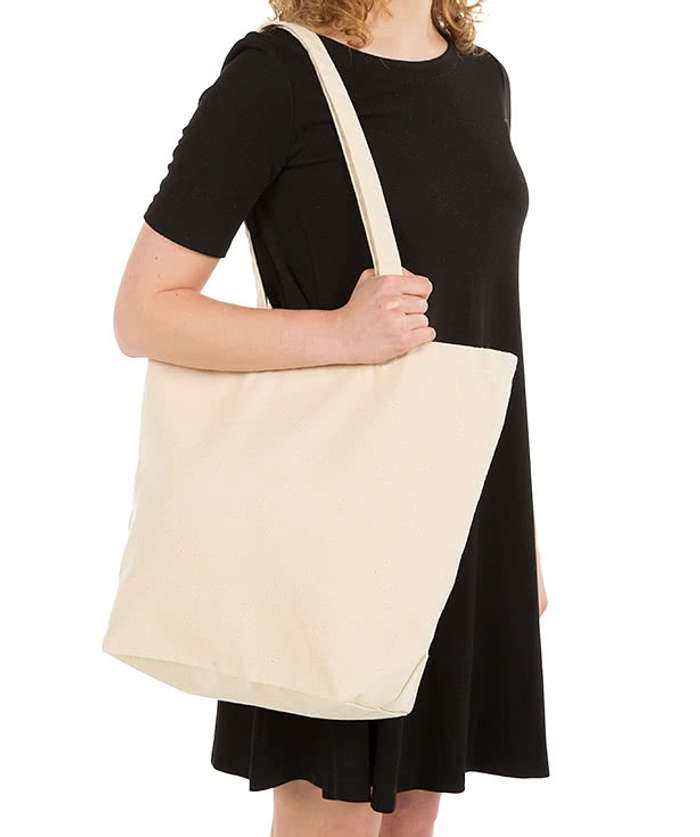 Natural Canvas Bag - Heavy Weight 16oz 370gsm 380x450x100mm
