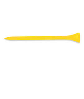Birdie Pack - 2-3/4" Golf Tees and Ball Marker Set - Color: Yellow