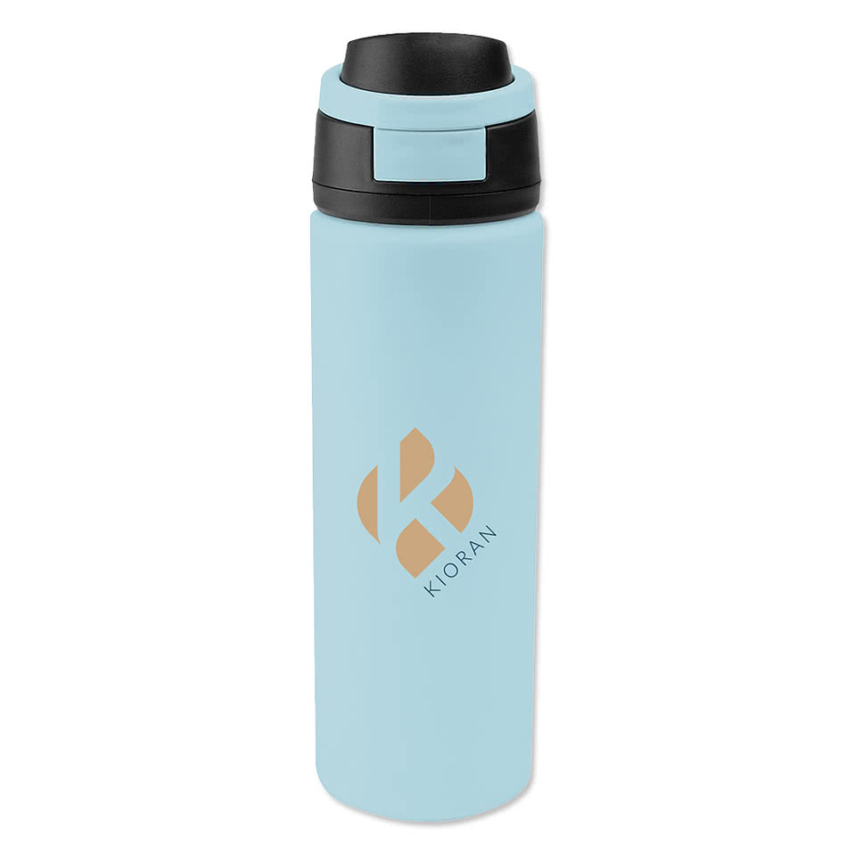 Full Color 24 oz. Pop Sip Recycled Stainless Steel Water Bottle