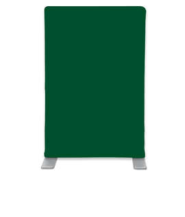 Full Color EuroFit Mini Tabletop Banner - Color: Forest Green