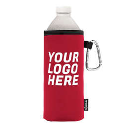 KOOZIE® Collapsible Bottle Kooler - Color: Red