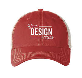 Legacy Old Favorite Trucker Hat - Color: Scarlet Red / Khaki