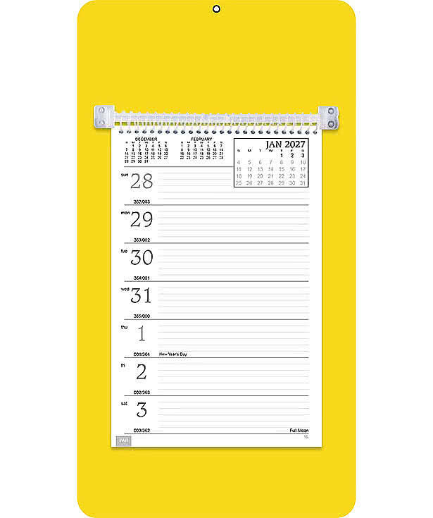 Full Week Memo Calendar