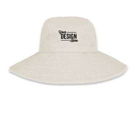 Adams Women's Pigment Dyed Wide Brim Hat - Color: Ivory