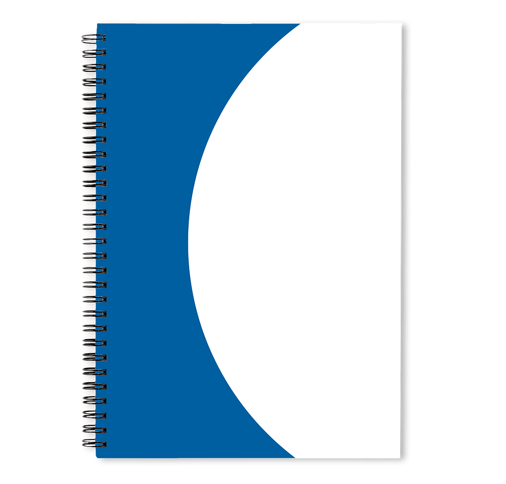 Curve JournalBooks ® Spiral Notebook-default