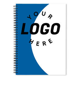 Curve JournalBooks ® Spiral Notebook - Color: Blue