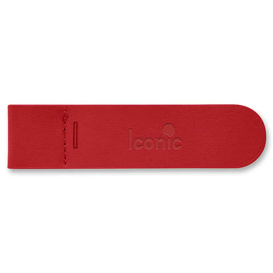 Debossed Magnetic Bookmark with Pen Holder in White
