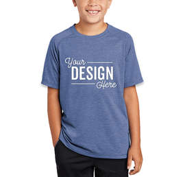 Sport-Tek Youth Tri-Blend Raglan Performance Shirt