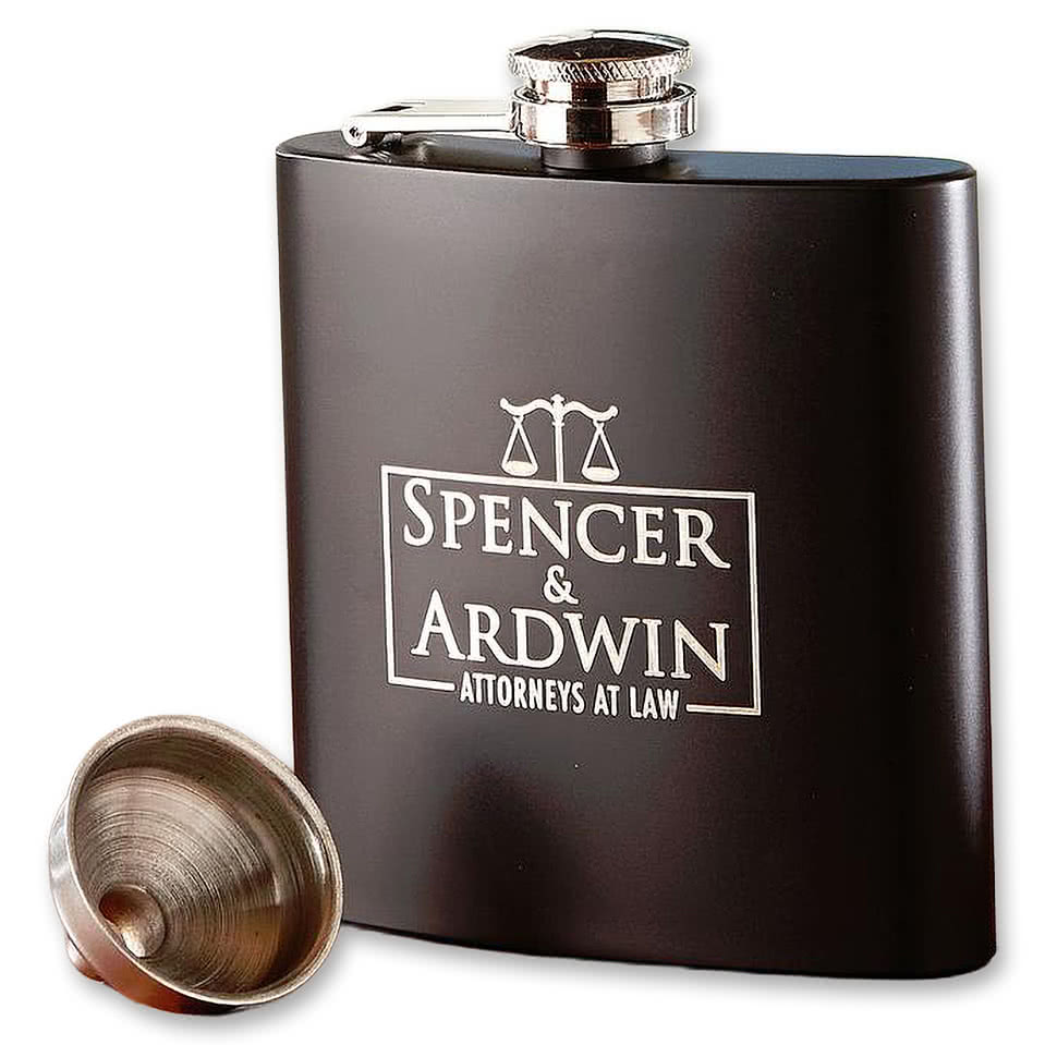 Black Flask Set