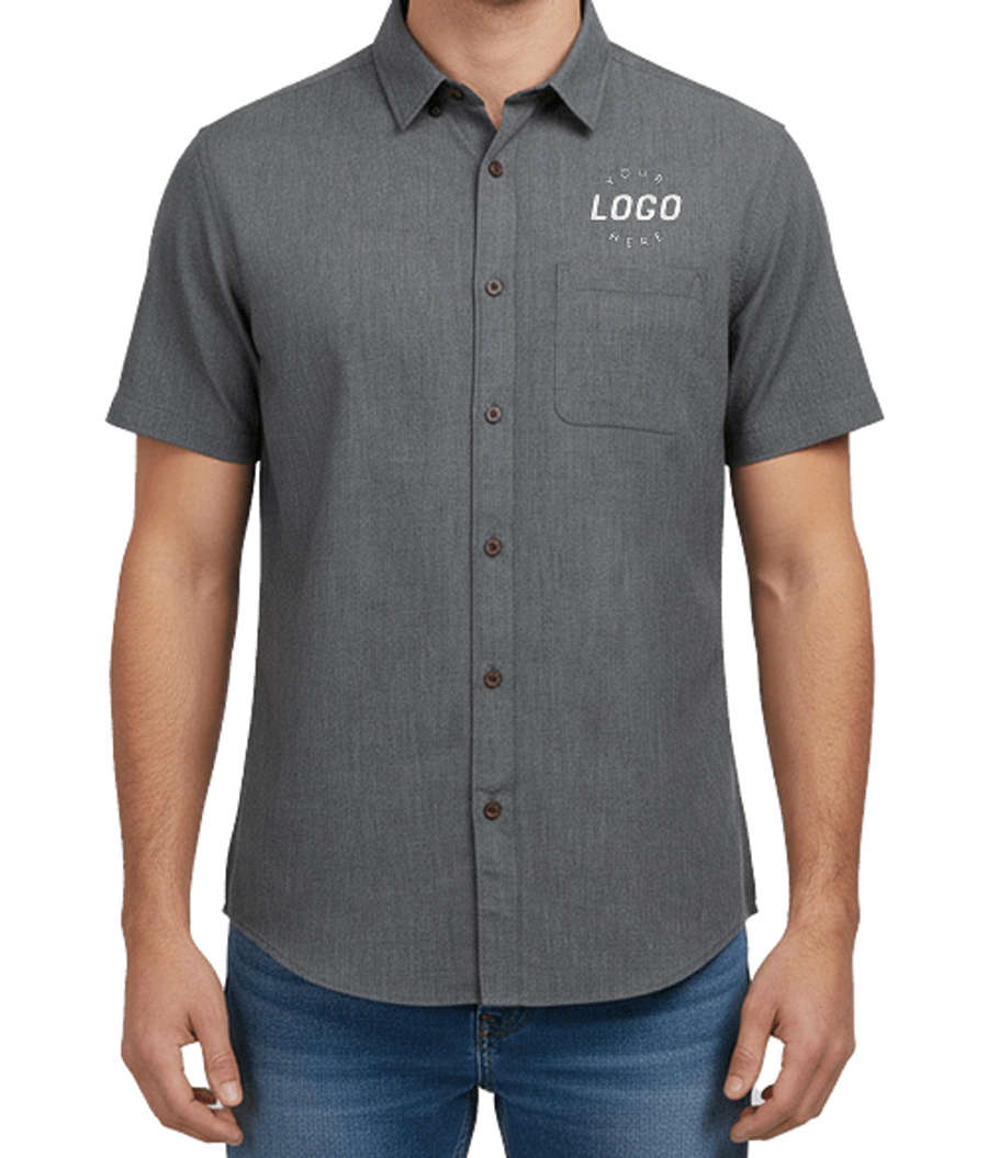 Stormtech Azores Quick Dry Short Sleeve Shirt in Heather Grey