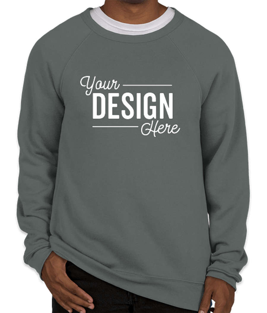 Bella + Canvas Ultra Soft Crewneck Sweatshirt in Blue Storm