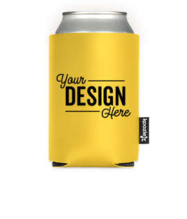 Deluxe Vinyl Foldable Can KOOZIE ® - Color: Yellow