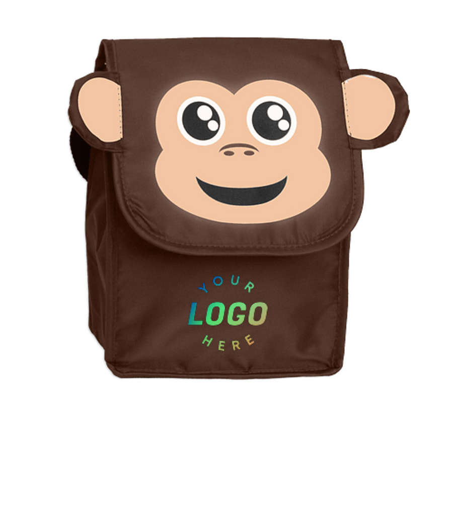 Full Color Paws N Claws Lunch Bag in Monkey