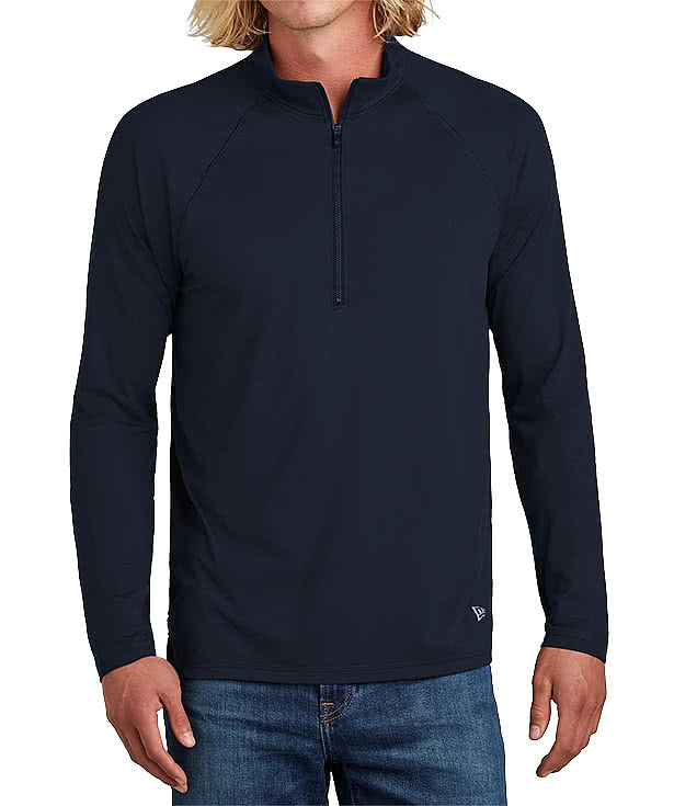New Era Power Half Zip Performance Shirt