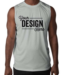 Badger B-Dry Sleeveless Performance Shirt - Color: Silver