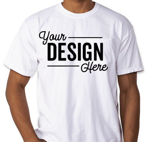 Design comfort colors t shirts with pocket shop