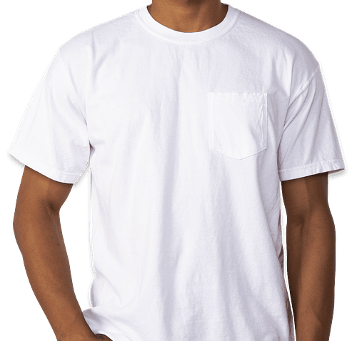 Custom pocket t cheap shirts no minimum