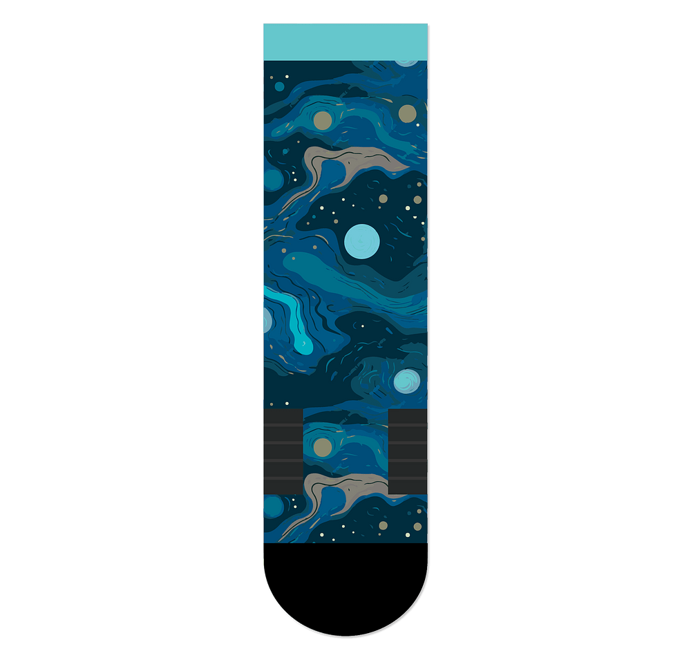 Abstract Oil Premium Crew Socks-default