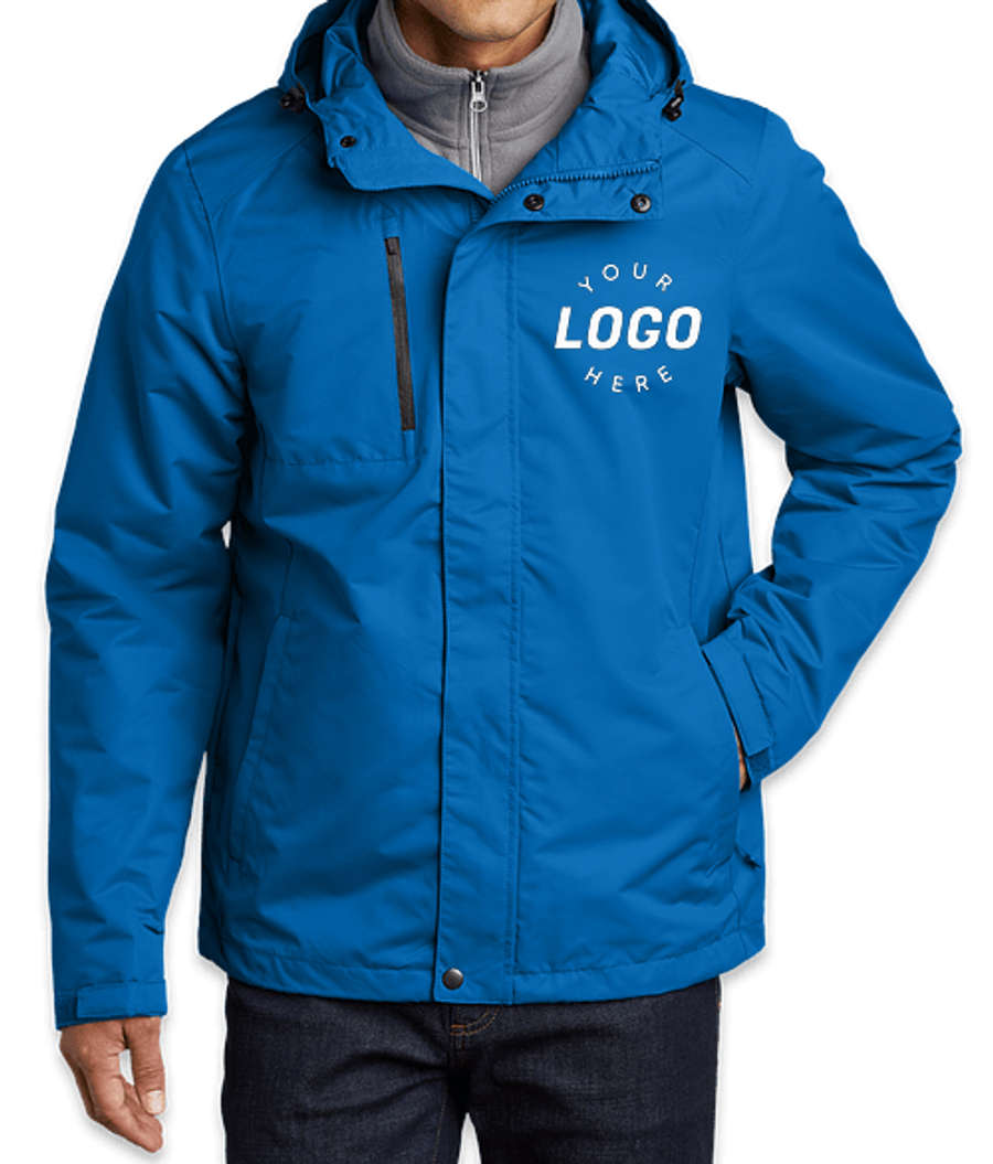 Port Authority All-Conditions Insulated Jacket - Printed in Direct Blue