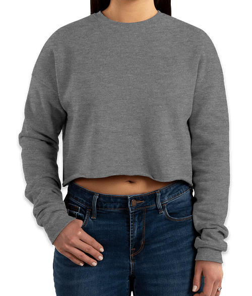 custom cropped sweatshirt