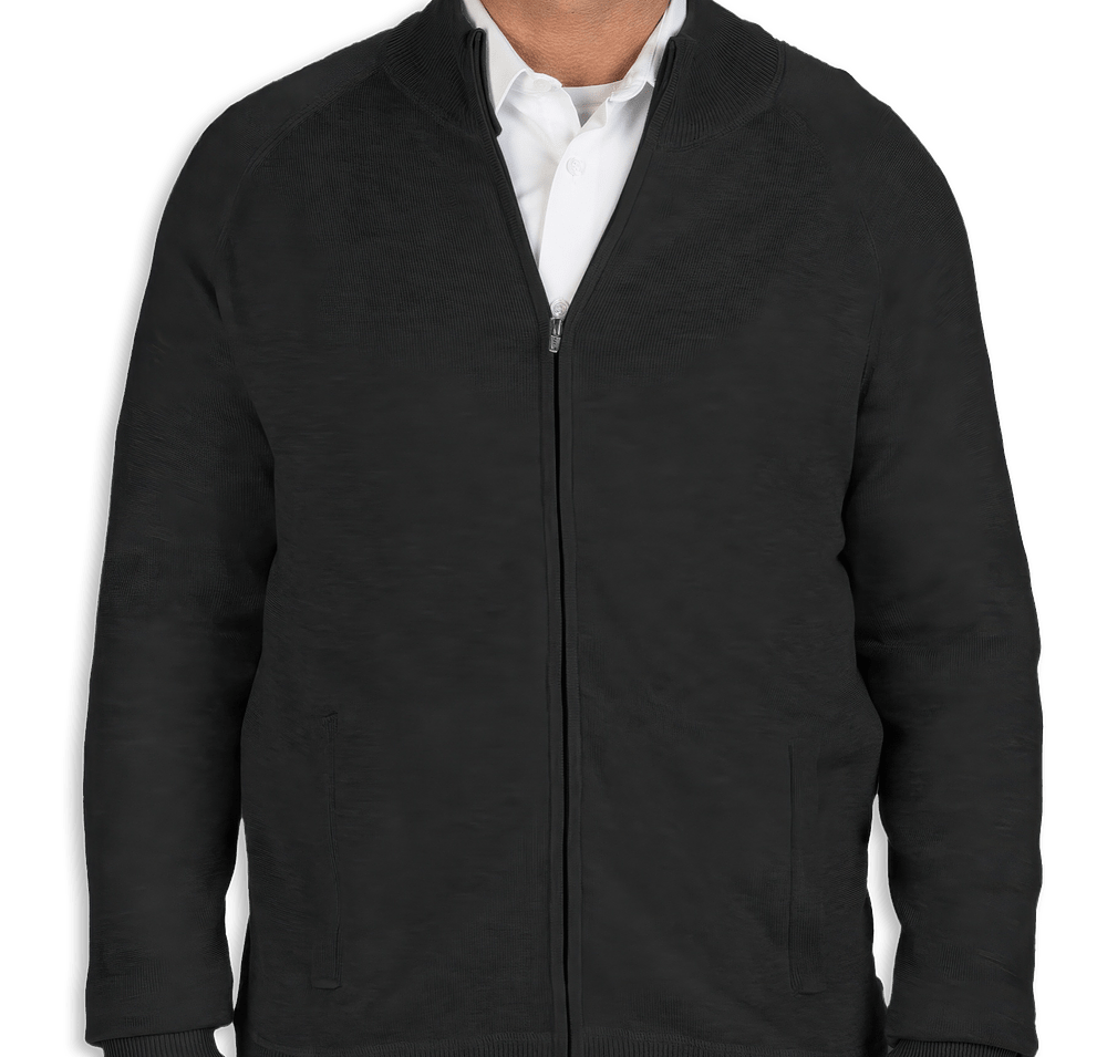 Edwards Lightweight Full Zip Sweater Jacket-default
