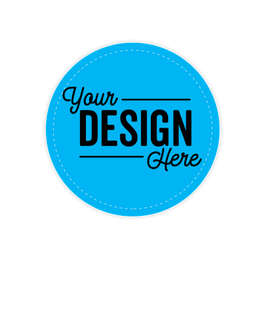 Full Color 3 in. Circle Magnet - Color: Columbia Blue