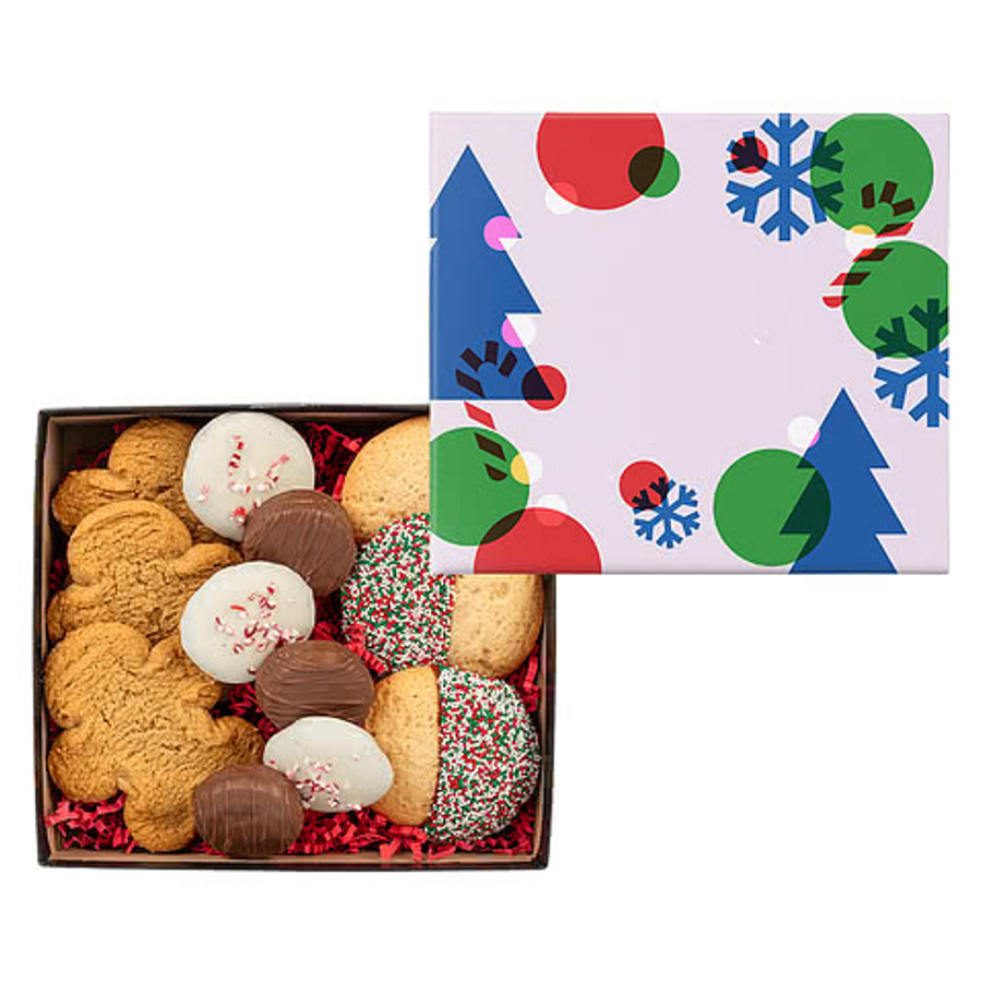 12 Assorted Holiday Cookies with Gift Box in Holiday