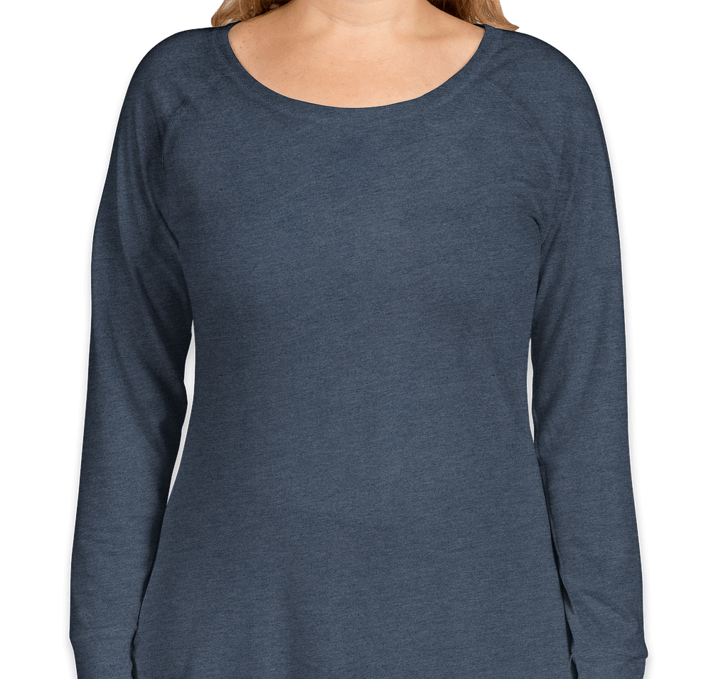 District Women's Tri-Blend Long Sleeve Tunic T-shirt-default