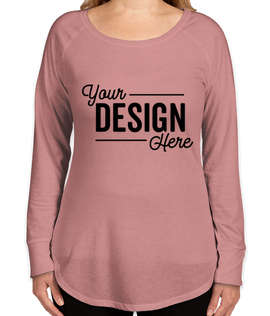 District Women's Tri-Blend Long Sleeve Tunic T-shirt