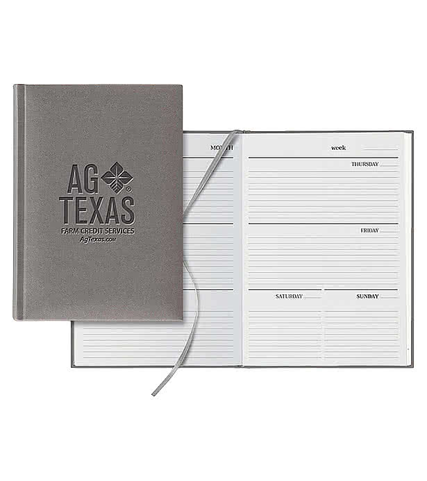 Castelli Debossed Tucson Grande Undated Weekly Planner