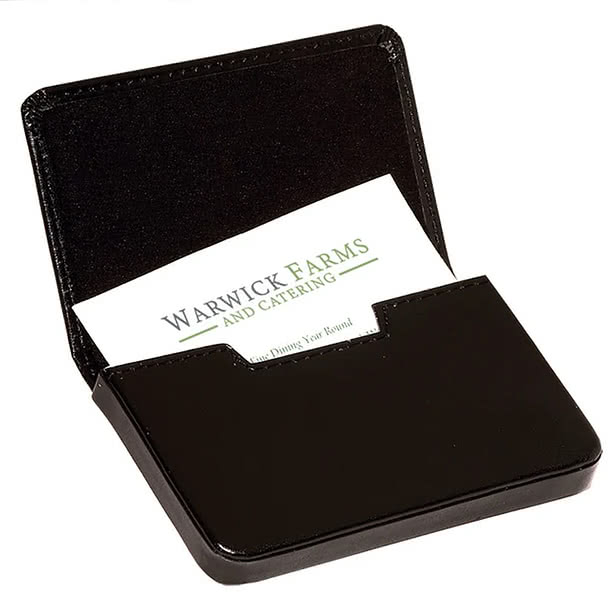 Debossed Leeman Soho Magnetic Card Case