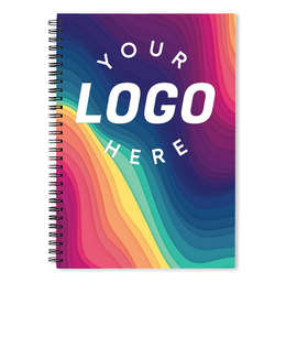 Wavy JournalBooks ® Spiral Notebook