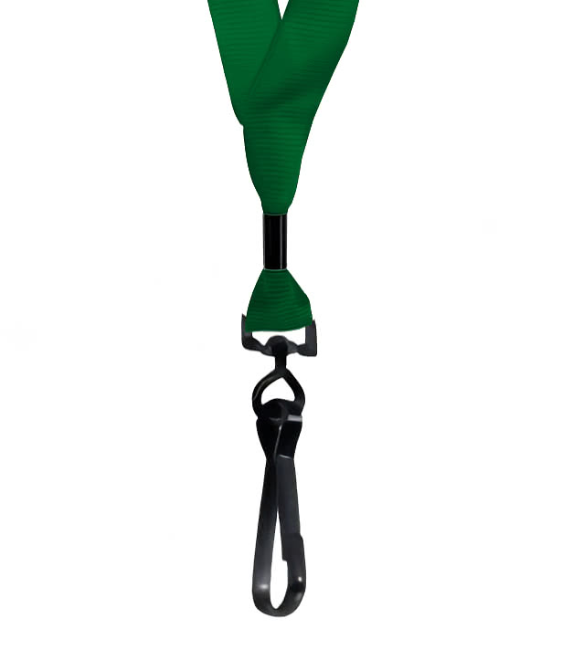 Full Color Recycled Lanyard with Metal Crimp and Swivel Hook
