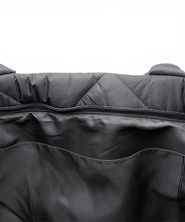 Luxe Large Quilted Nylon Tote Bag