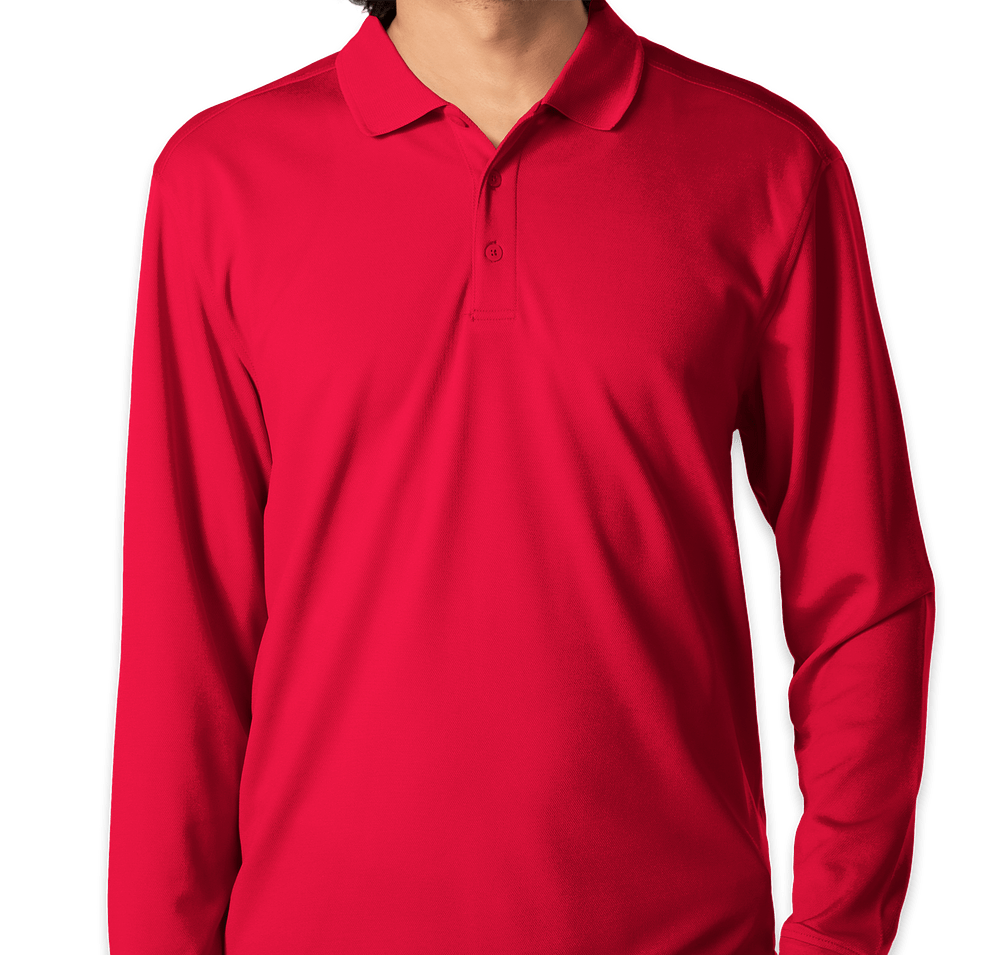 Clique by Cutter & Buck Spin Eco Long Sleeve Performance Pique Polo-default