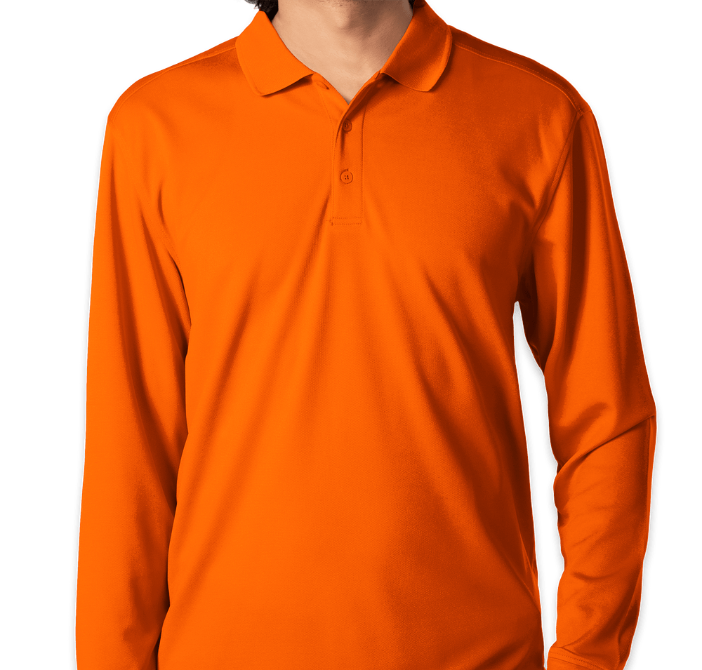 Clique by Cutter & Buck Spin Eco Long Sleeve Performance Pique Polo-default