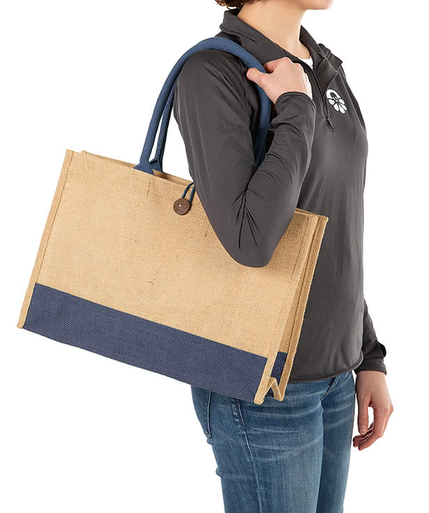 Large Jute Box Tote