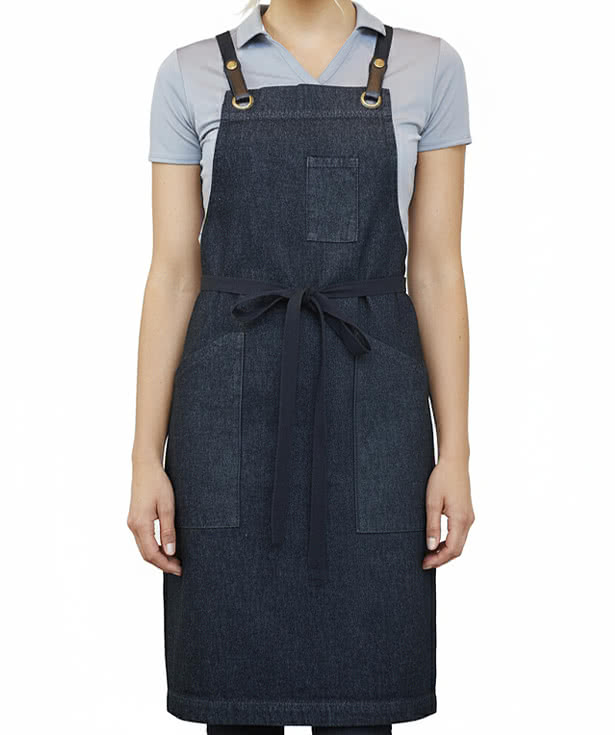 Edwards Denim Full Length Three-Pocket Apron