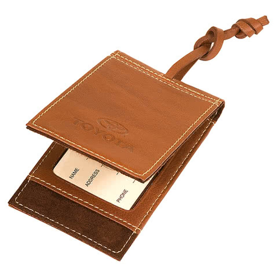 Debossed Leeman Voyager Luggage Tag