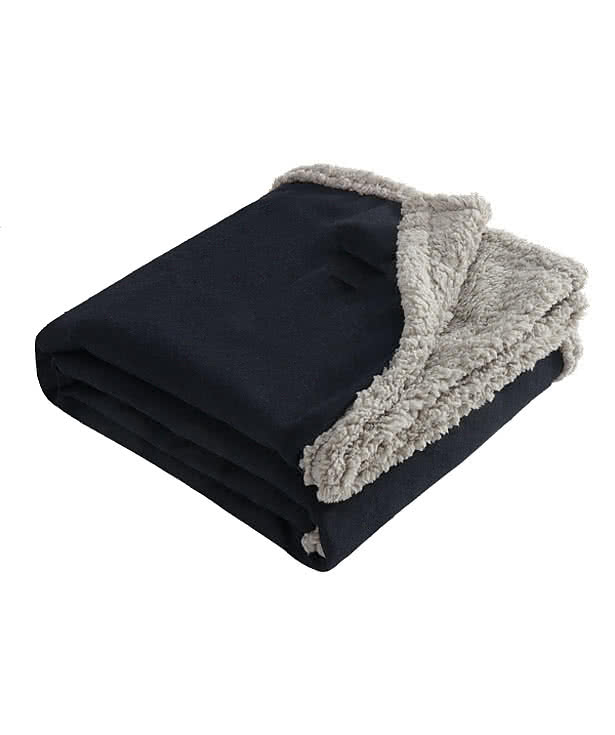 Field & Co. Oversized Wool Sherpa Blanket