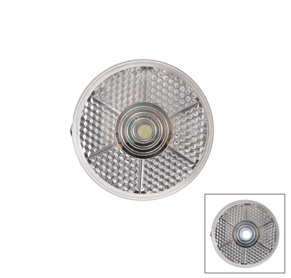 Round Blinking Light with Back Clip-default