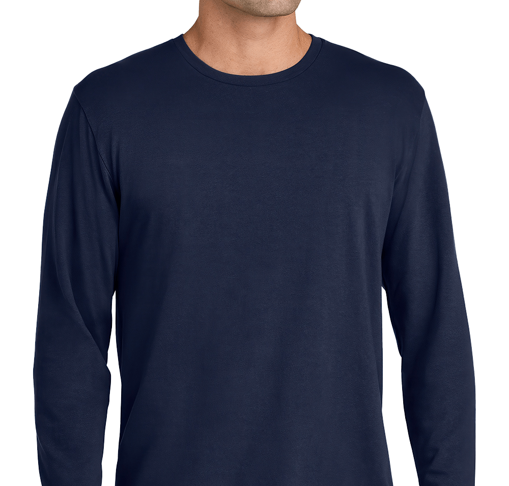 Port & Company Easy Cotton Long Sleeve T-shirt-default