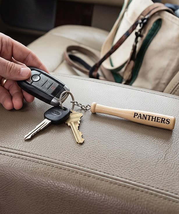Baseball Bat Keychain
