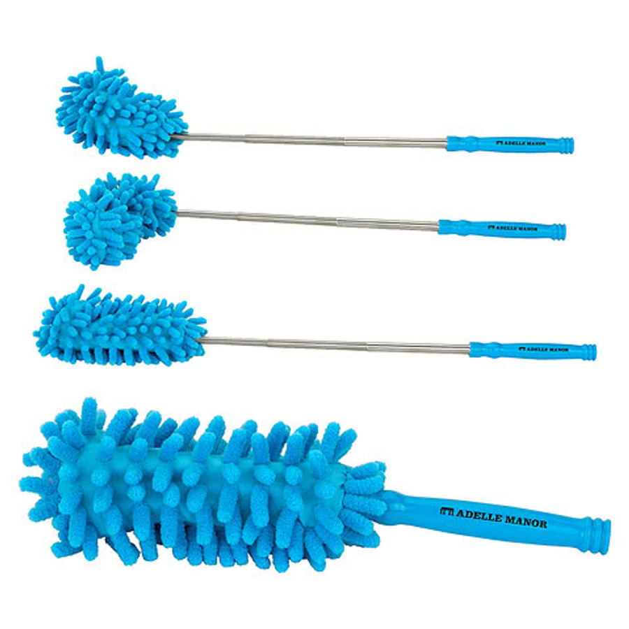 Easy Reach Telescoping Microfiber Duster in Blue