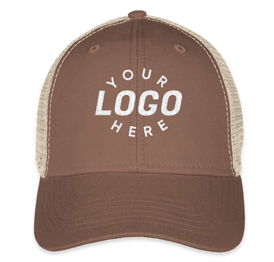 Sportsman Vintage Trucker Hat in Brown / Khaki