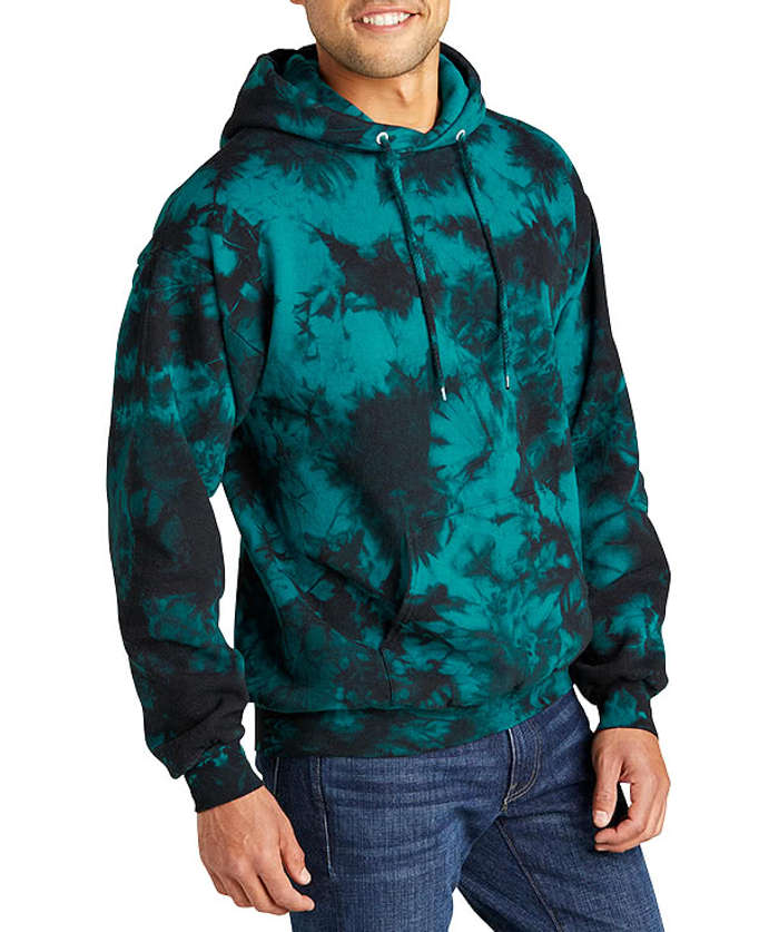 Port & Company Crystal Tie-Dye Pullover Hoodie