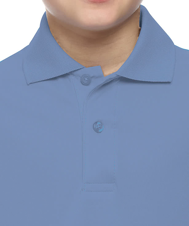 Blue Generation Youth BLU-X-DRI Titan Value Performance Polo - Embroidered