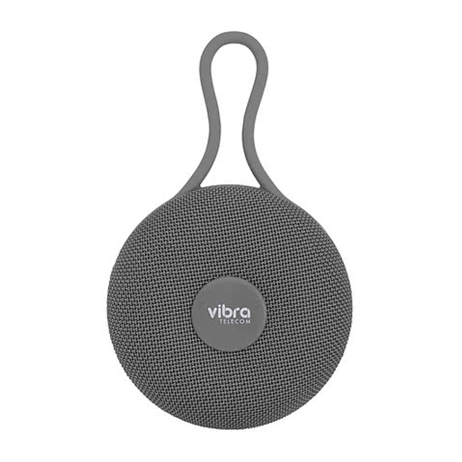 Full Color Koozie® Fabric Waterproof Bluetooth Speaker in Black